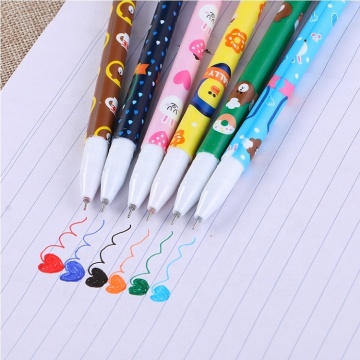 Cute 6 Pcs Colored Gel Pen Set for Kids