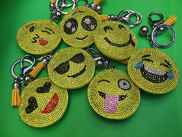 Smile key chain