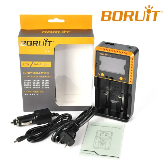 Boruit C2 LCD Display Intelligent Rechargeable Battery Charger