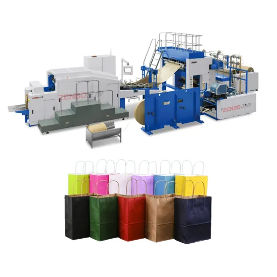 ZB260RS Recycled Brown Kraft Paper Bag Making Machine