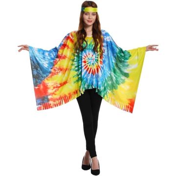 Dames 80s90s hippie gewaad kostuum