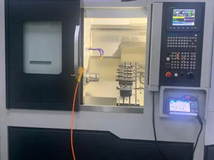 TTS Inclined Bed CNC Machine SYNTEC Controller Lathe