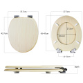 Fanmitrk MDF Moulded Wood toilet seat 23-14