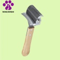 Sustainable Pet Solid Wood Comb for Daily Grooming