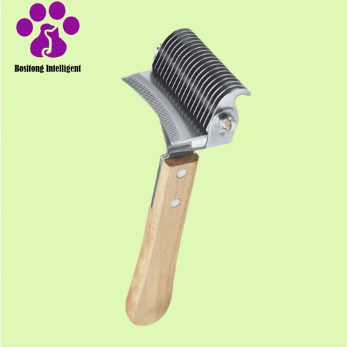 Sustainable Pet Solid Wood Comb for Daily Grooming