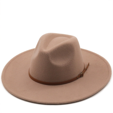 100% Australian Wool Mixed Color Felt Sombrero Fedora Hats