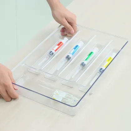 Stackable Medical Syringe Tray