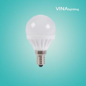 Dimmable 3 watts LED lamp light, Interface E14,SMD2835 ,ceramic+PC
