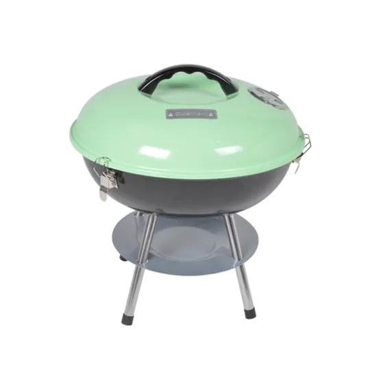 Small Outdoor Apple Style Kettle Charcoal Table Desktop Mini Portable Barbecue Bbq Grill