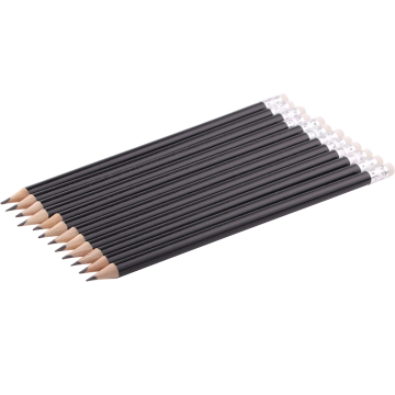 7 Inch Bulk HB Lead Wooden Pencils with Eraser