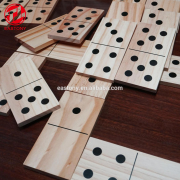 EASTONY Children Fun Game Educational Domino in legno per bambini Set di domino in legno