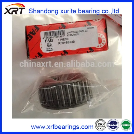 K series needle roller and cage assemblies needle roller bearing K60X68X30