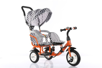 Colore arancione del triciclo del bambino del giocattolo del bambino
