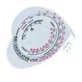 Perfect and Retractable BMI Body Fat Tape Measure