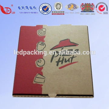 OEM Pizza Box Carton Pizza Delivery Box Kraft Paper Pizza Food Use Box Cheap Pizza Box