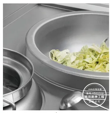 Shentop STCA-I15 High-power Commercial Induction Wok Cooker Induction Wok 15KW Induction Wok Station Induction Wok Burner Stove