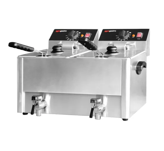 Professional Commercial Vertical Digital with Oil Filter Electric Machine Commercial Electric Deep Fryer for Chips Chicken Potato Efh8+8