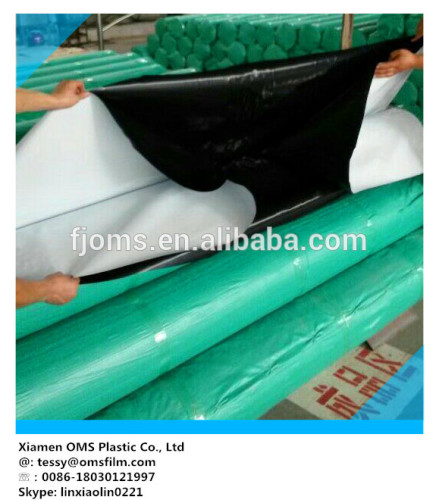 UV treated White and black poly film for hydroponics system