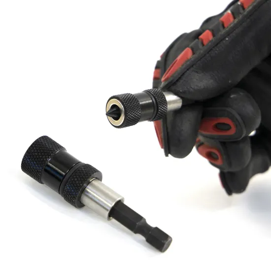 Magnetic Drill Bit Extension and Socket Chuck Adapter for Nuts and Screws