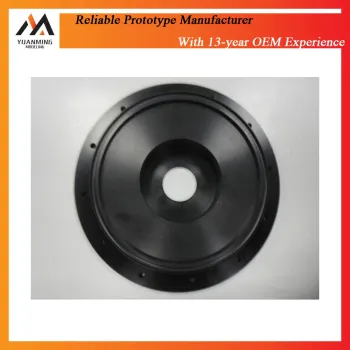 CNC Machining Aluminum Parts Black Anodized Surface Finish