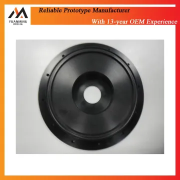 CNC Machining Aluminum Parts Black Anodized Surface Finish