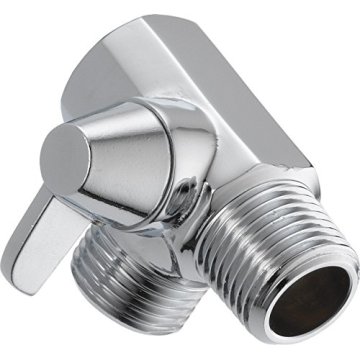 Chromed zinc quick open one-key switch angle valve