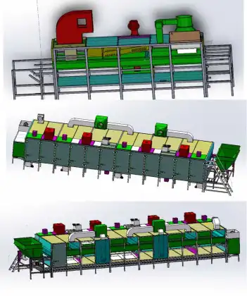 Continuous Pistachio Nuts Dryer