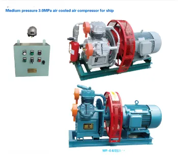 Marine Medium pressure 3.0Mpa Air Cooled Compressor