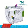 Porta-pássaros grandes e transparentes personalizados com design de mochila