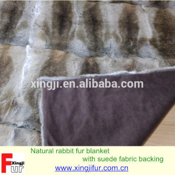 Custom Made Chinese Natural Rabbit Fur Rug