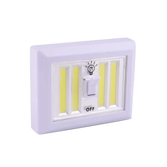 COB LED Wireless Night Light With Switch/COB led switch light /COB Night Switch Wall Light