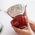 Elegant Ceramic Bowl Gift Set Dinnerware Sets Luxury Porcelain Royal Christmas Gift