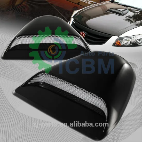 Universal Car Exterior Accessories Decorative ABS Air Flow Hood Scoop