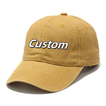 Factory Wholesale Vintage Cotton Washed Dad Hat