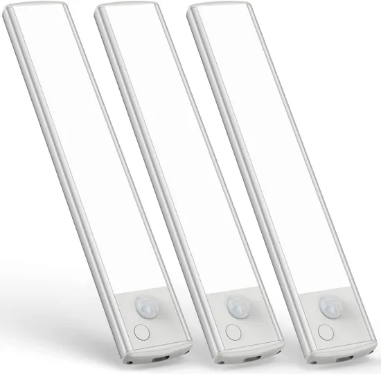 USB Rechargeable Motion Sensor Night Lamp with Warm White Light - Stick-on Anywhere Kitchen & Closet Light