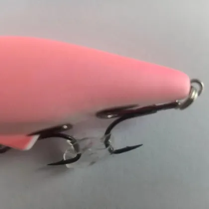 Crazy Lures 3D Eyes Plastic Fish Lure with Sea Hooks - New Design Vibration Fishing Lure for Bass