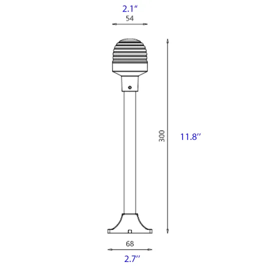 12-24V Yacht LED Navigation Stern Lamp for Boat