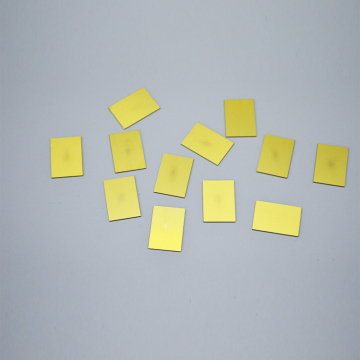 High Mechanical Strength Metallized Aluminum Nitride Plate with Gold Plated Ceramic Substrate