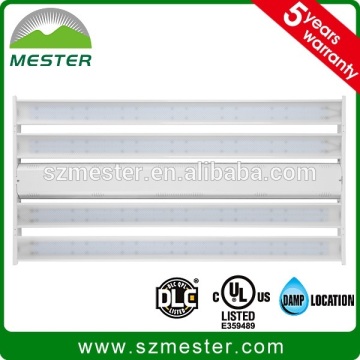 320w LED linear high bay UL linear high bay light with 0-10V dimmable motion sensor and emergency battery