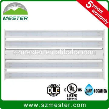 320w LED linear high bay UL linear high bay light with 0-10V dimmable motion sensor and emergency battery
