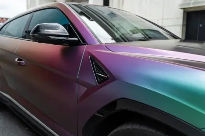 Matte Mimosa Red Car Vinyl Wrap Film 1.52*18M