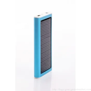 Aluminium Solar Charger, 5.5v  30ma, Can Be Used as a Torch