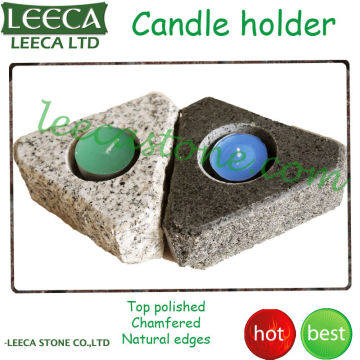 Triangle standing light candle holder