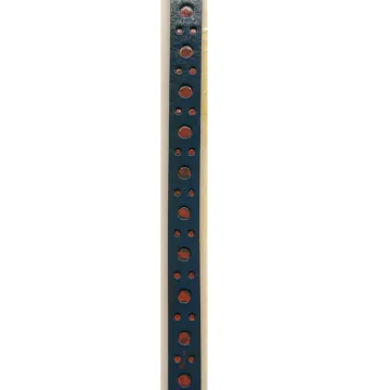 Flat bond leather welt with TPR BLUE COLOR