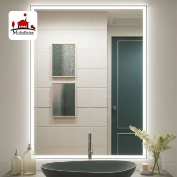 Anti-Fog Touch Sensor Frameless LED Bathroom Mirror