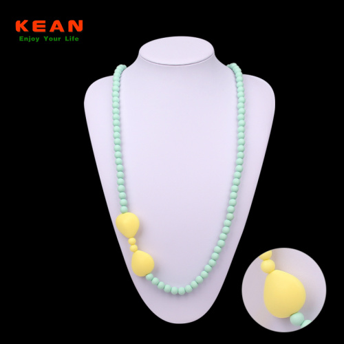 Silicone Baby Teething Jewellery Bead Necklace