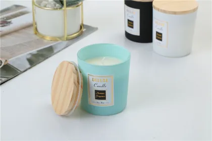 Green Rose Gold Libbey Candle Jars with Lids - Set for Candle Making