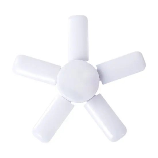 Foldable Lamp with 75W E27 LED Bulb and Deformable Ceiling Fan Light