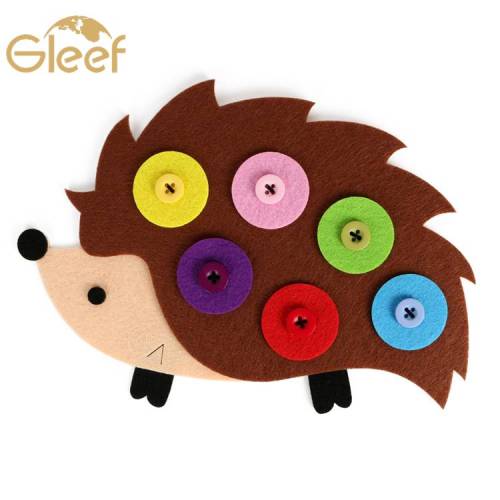 High Quality Button Up Felt Educational Toy