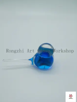 Blue Bird Glass Sculpture